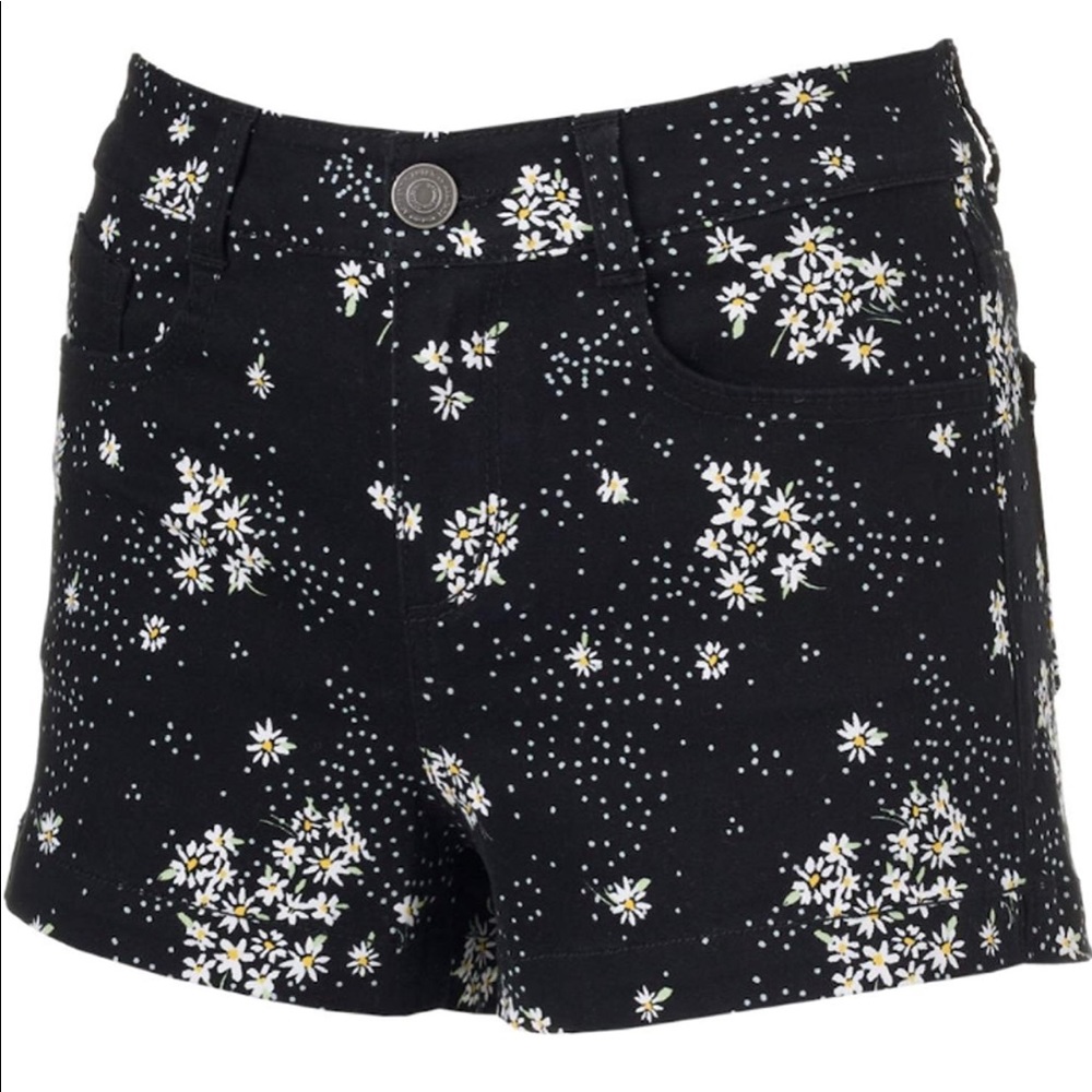 High Waisted Floral Shorts